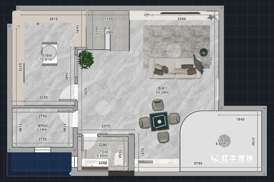 郭志成｜银城蓝溪郡19-102-300㎡-现代简约风格｜联排别墅｜5室2厅1厨4卫｜毛坯装修｜定制家｜全包31